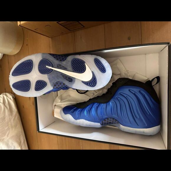 Nike Little Posite One GS Royal Blue FV5365-400 Size 5Y (W 6.5 / EU 37.5) – BNIB - Picture 10 of 10